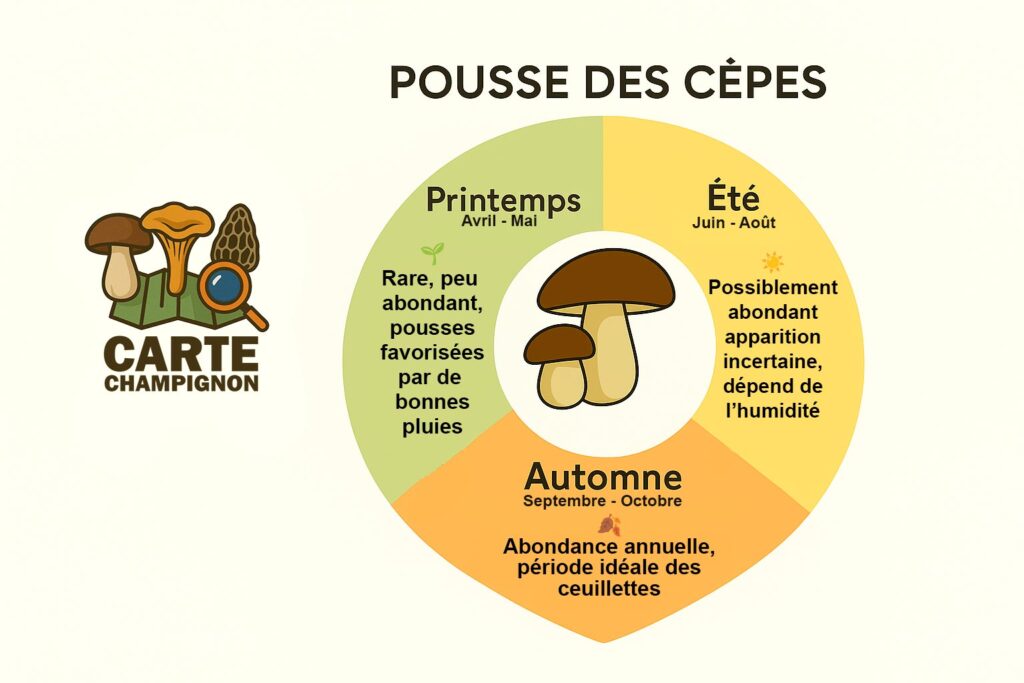 Quand pousse les cèpes ?