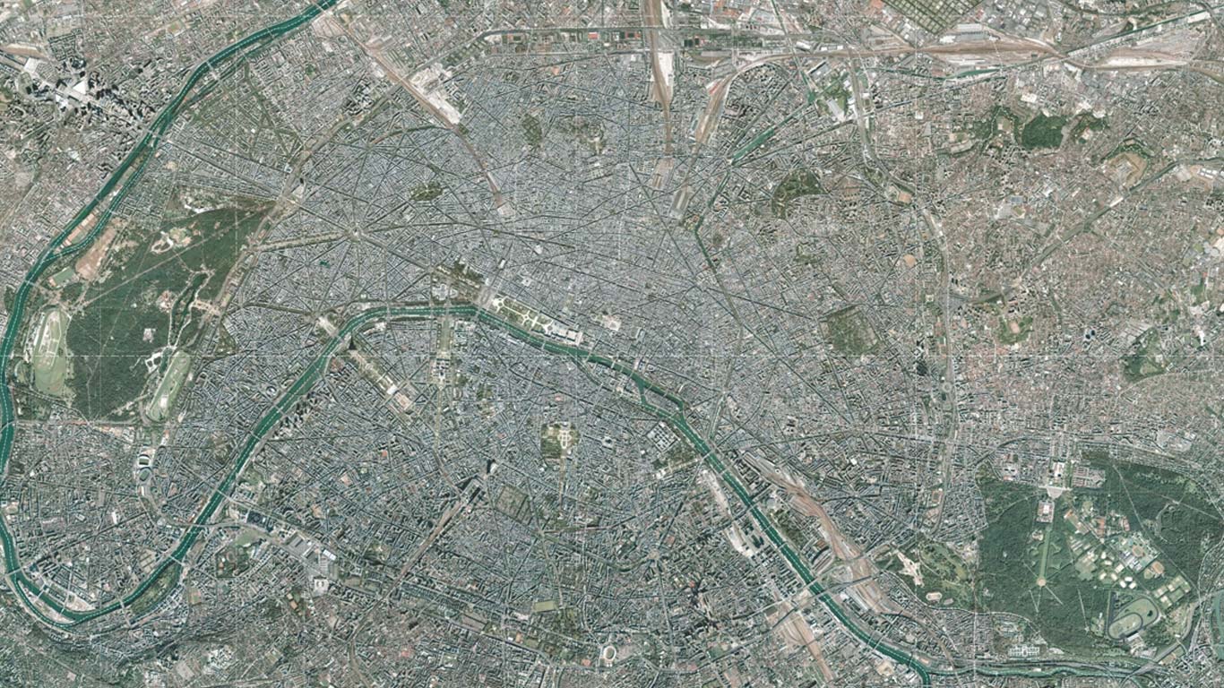ile de france vue du ciel