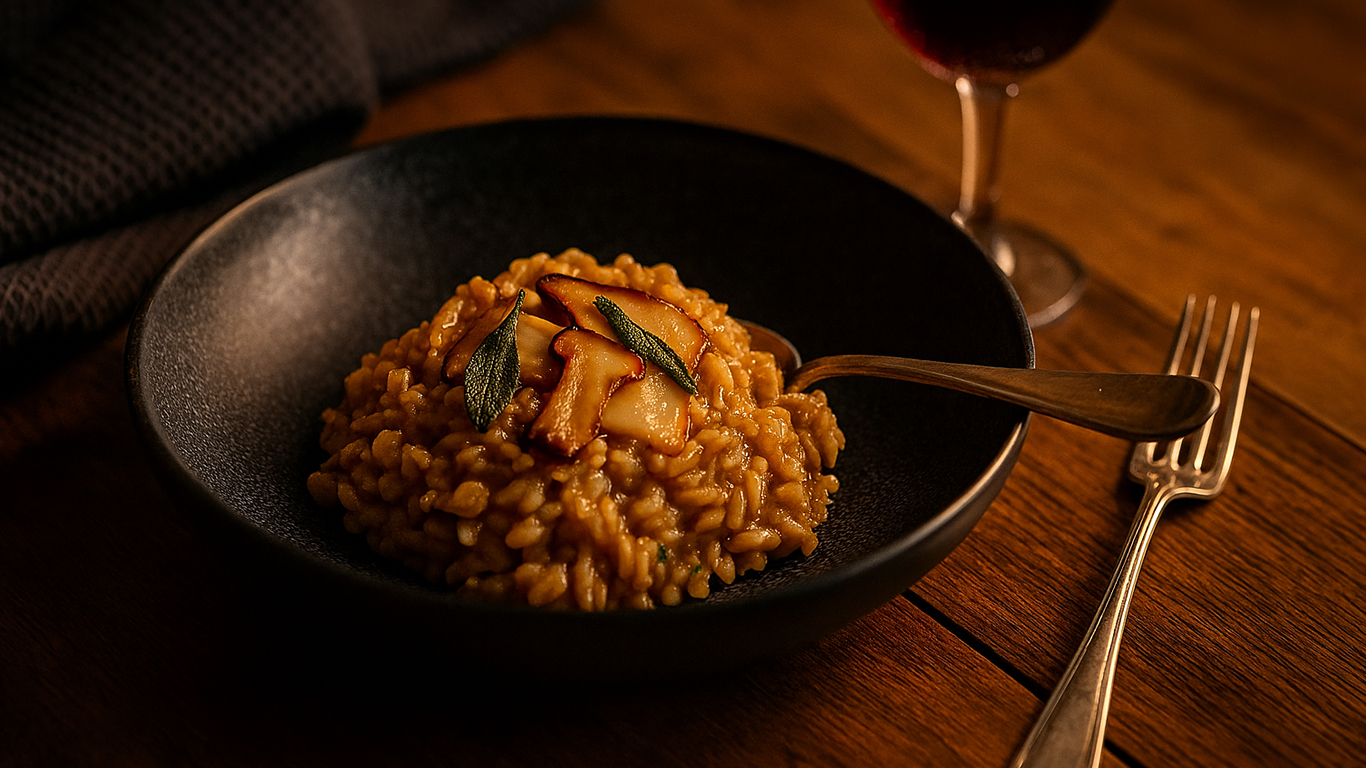 Risotto crémeux aux Cèpes