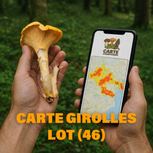 Carte Girolles pour le Lot (46)